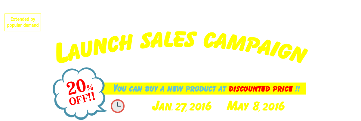 New products can be purchased in discount! Launch sales campaign of new version Pro7