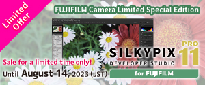 【Limited Offer】SILKYPIX Developer Stduio Pro11 for FUJIFILM