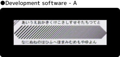 A's Spatial frequency response characteristics