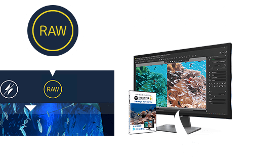 SILKYPIXを使うと幅広い調整ができます！